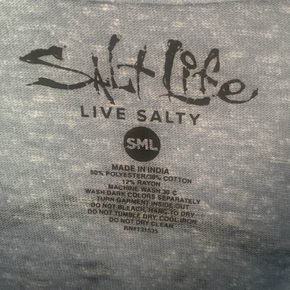 Salt life graphite tee for young boys - Picture 3 of 3